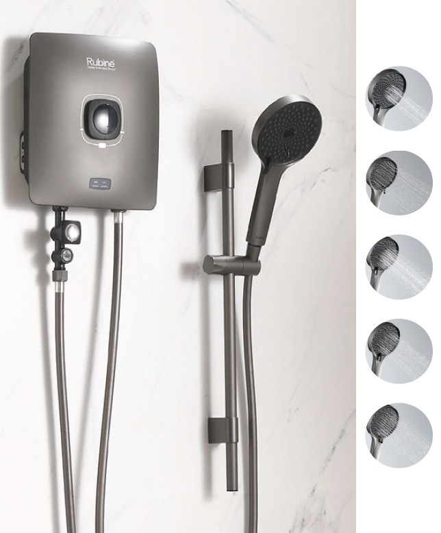 RUBINE Electric Instant Water Heater CHOCO 11SD-GM